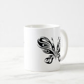 Tribale vlinder koffiemok (Voorkant rechts)
