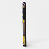 Tribale Volkskunst - Roest Navy Geel Case-Mate iPhone Case (Achterkant/links)