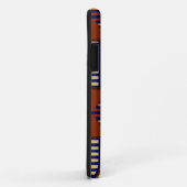 Tribale Volkskunst - Roest Navy Geel Case-Mate iPhone Case (Achterkant/rechts)