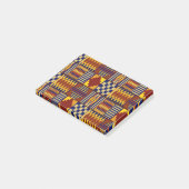 Tribale Volkskunst - Roest Navy Geel Post-it® Notes (Schuin)