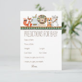 Tribale voorspellingsadvies voor ouderlijk Baby sh Advieskaart (Staand voorkant)