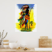 Tribale Vrede Poster (Keuken)