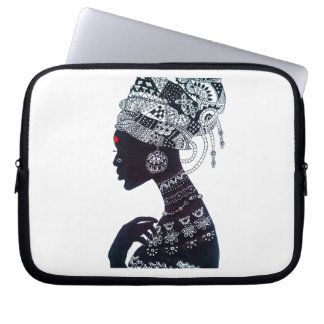 Tribale Vrouw Ontwerp Laptop Sleeve