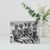 Tribale vrouwen in Oeganda Briefkaart (Staand voorkant)