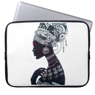 Tribale Vrouwendesign Laptop Sleeve