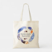 Tribale Waterverven voor het zegenhuwelijk Tote Bag (Achterkant)