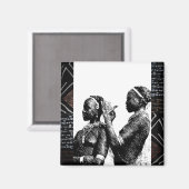 Tribale weddenschappen magneet (Voorkant / Achterkant)