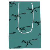 Tribale Wegrenner Silhouet Medium Cadeauzakje (Achterkant)