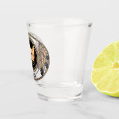 Tribale Wolf Shot Glass Metis Vlaggenbril en beker (Rechts)