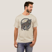 Tribale Wolf T-shirt (Voorkant volledig)