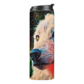 Tribale Wolf Thermosbeker (Gedraaid links)