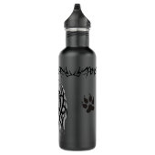 Tribale Wolven Waterfles (Rechts)