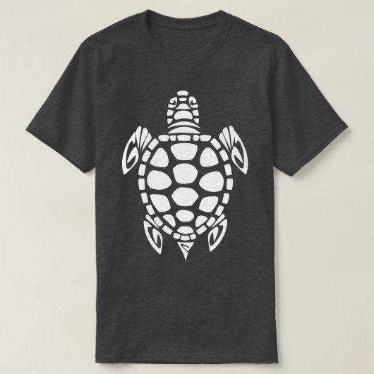 Tribale Zee Turtle 1 T-shirt (Design voorkant)