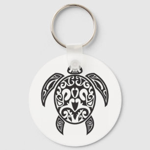 Tribale Zee Turtle Sleutelhanger