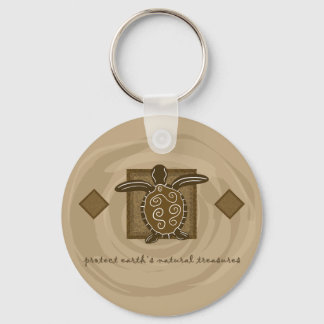 Tribale Zee Turtle Sleutelhanger