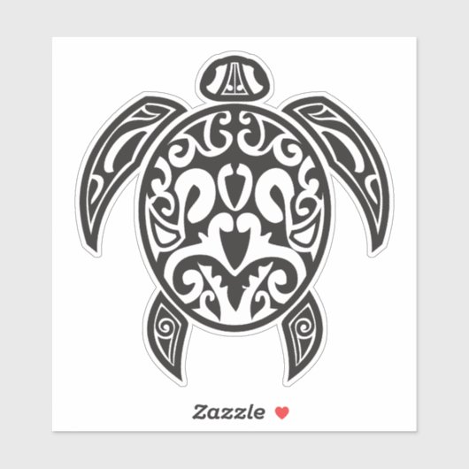 Tribale Zee Turtle Sticker (Vel)