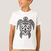 Tribale Zee Turtle T-shirt (Voorkant)