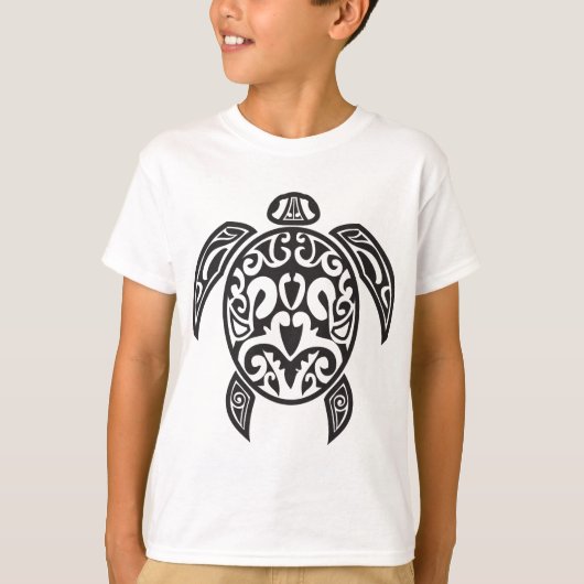 Tribale Zee Turtle T-shirt (Voorkant)
