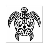 Tribale Zee Turtle Zelfinktende Stempel (Design)