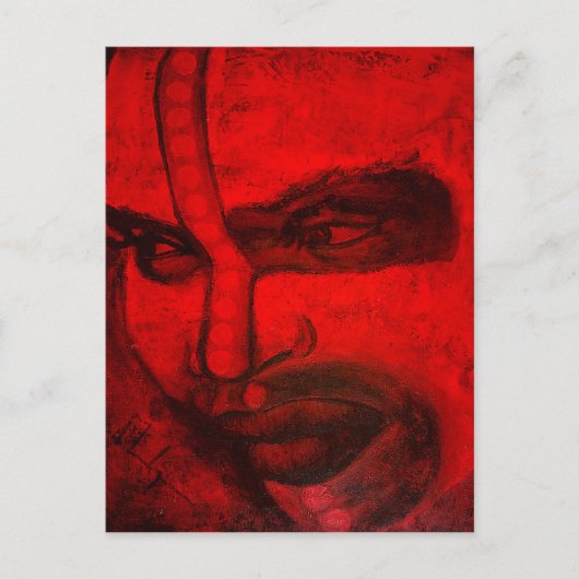 Tribale ziel briefkaart (Voorkant)