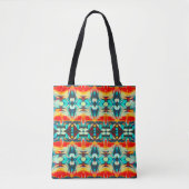 Tribale Zonnewandtapijt Tote Bag (Voorkant)