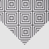 Tribbypatroon van moderne zwarte en witte strepen tissuepapier (Detail)