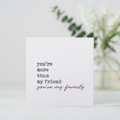 TRIBE 5.25 x 5.25 kaart (Staand voorkant)