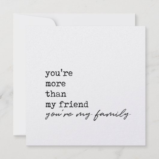 TRIBE 5.25 x 5.25 kaart (Voorkant)