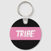 Tribe Double Pink Sleutelhanger (Voorkant)