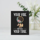 Tribe Dreamweaver Inspirerend Quote Briefkaart (Staand voorkant)