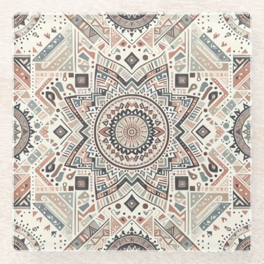 Tribe Express Glazen Onderzetter (Voorkant)