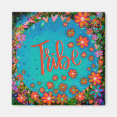 Tribe Fun Floral Friends Inspirivity Magnet (Voorkant)