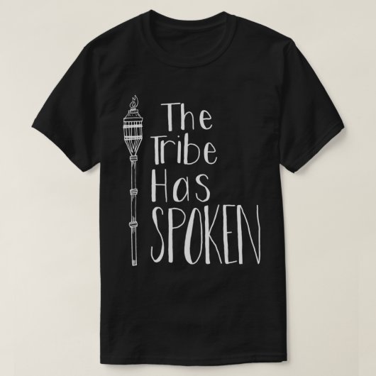 Tribe heeft gesproken t-shirt (Design voorkant)