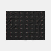 Tribe Levi Black Fleece Blanket, klein (Voorkant (Horizontaal))
