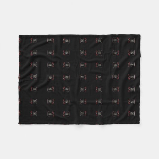 Tribe Levi Black Fleece Blanket, klein (Voorkant (Horizontaal))