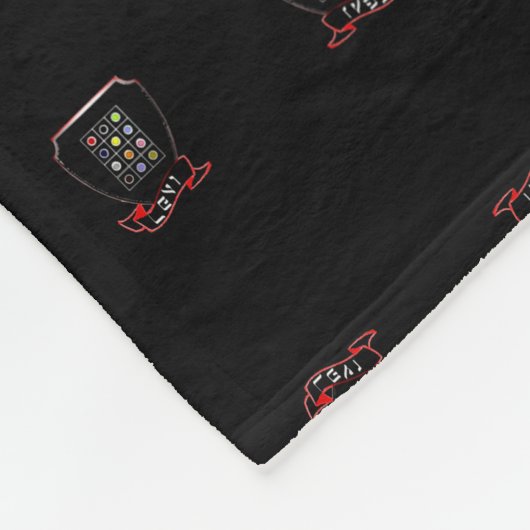 Tribe Levi Black Fleece Blanket, klein (Hoek)