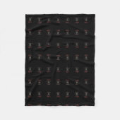Tribe Levi Black Fleece Blanket, klein (Voorkant)