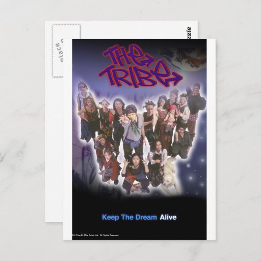 Tribe reeks 1 briefkaart (Voorkant / Achterkant)