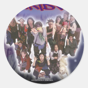 Tribe reeks 1 ronde sticker