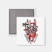 tribe square magnet (Voorkant / Achterkant)