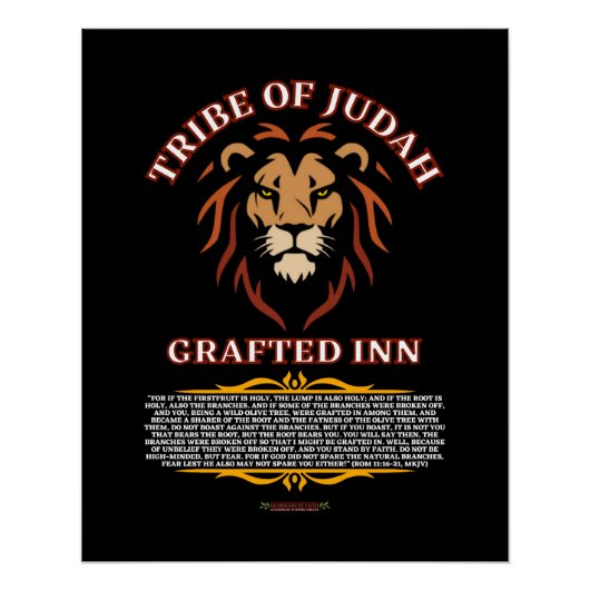 Tribe van Judah Glossy Poster (Voorkant)