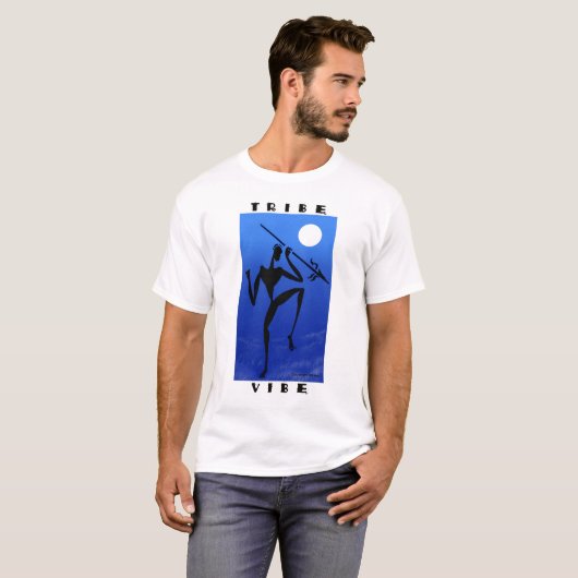 Tribe VIBE Blue T-shirt (Voorkant volledig)