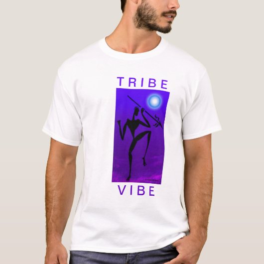 TRIBE VIBE Violet T-shirt (Voorkant)
