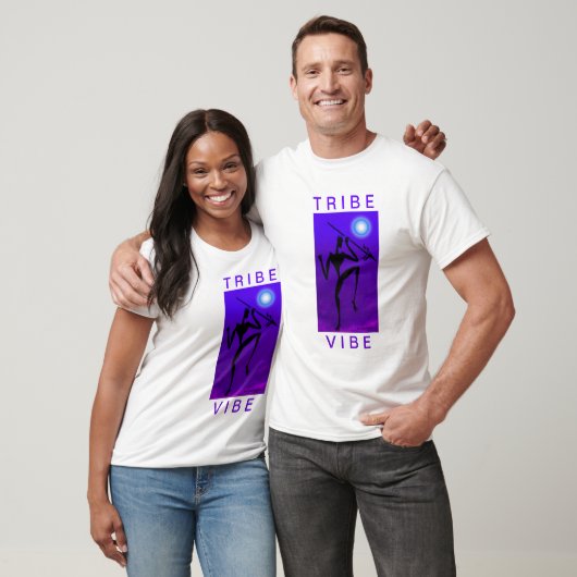 TRIBE VIBE Violet T-shirt (Unisex)