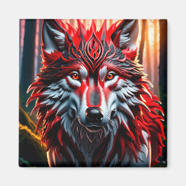 Tribe wolf magneet