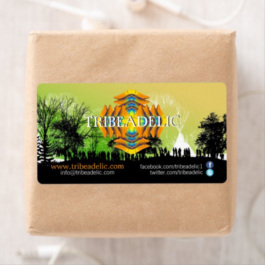 Tribeadelic Records Sticker Label (Insitu)