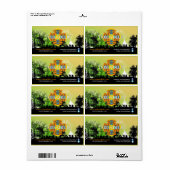 Tribeadelic Records Sticker Label (Full Sheet)