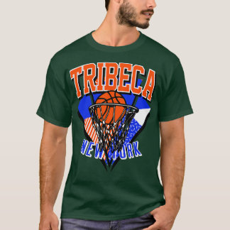 Tribeca New York Basketbal Throwback T-shirt
