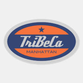 TriBeCA Ovale Sticker