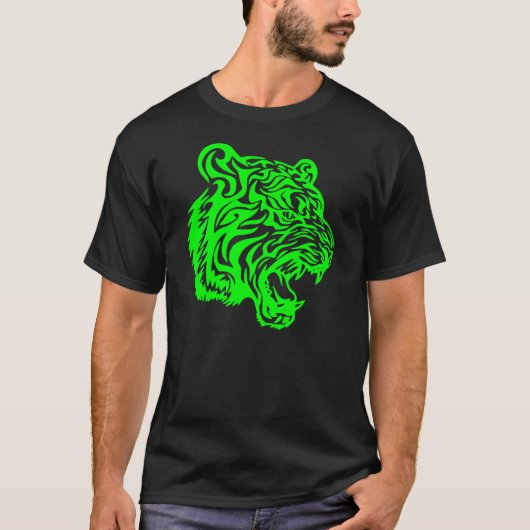 Tribel Tiger, Limoen Misfit T-shirt (Voorkant)